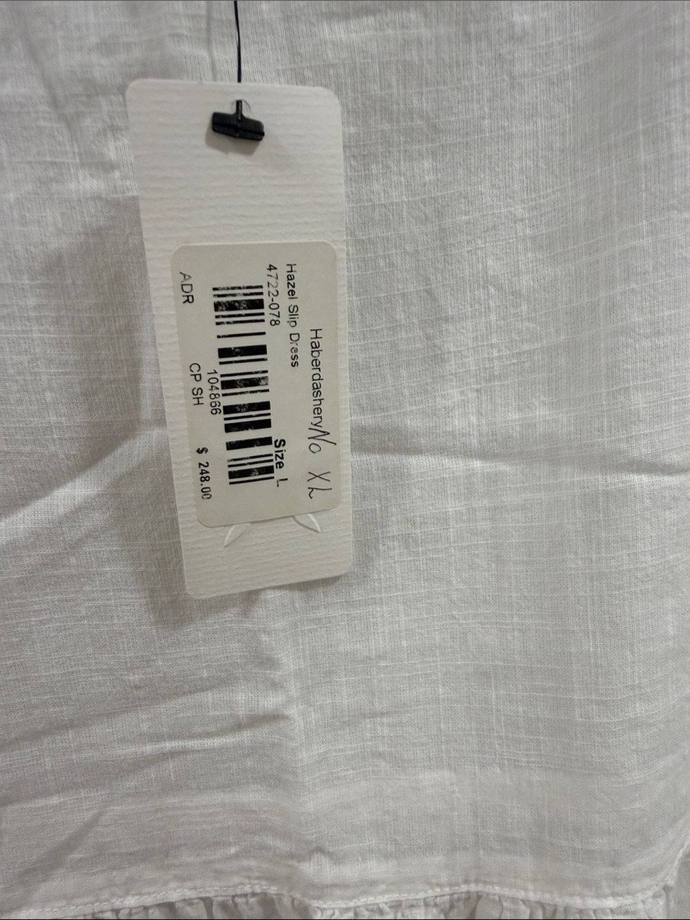 White Sleeveless Maxi Dress with Spaghetti Straps - Picture 2 of 4